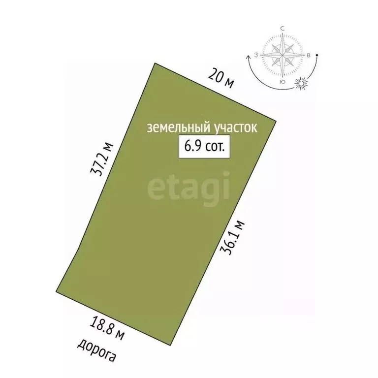 Участок в Крым, Феодосия муниципальный округ, с. Береговое ул. ... - Фото 2