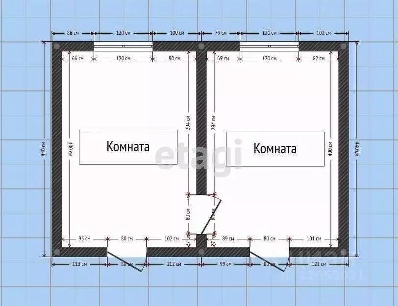 Комната Костромская область, Нерехта ул. Орехова, 5 (22.0 м) - Фото 1