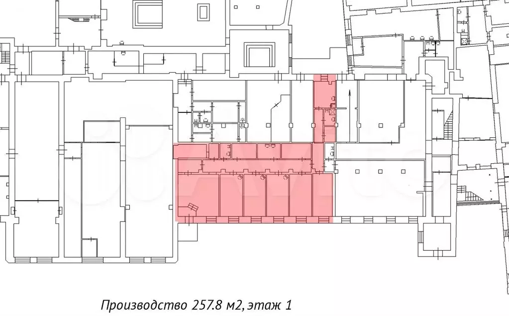 257.8 м под мастерскую на юге, 1 этаж, рядом метро - Фото 0