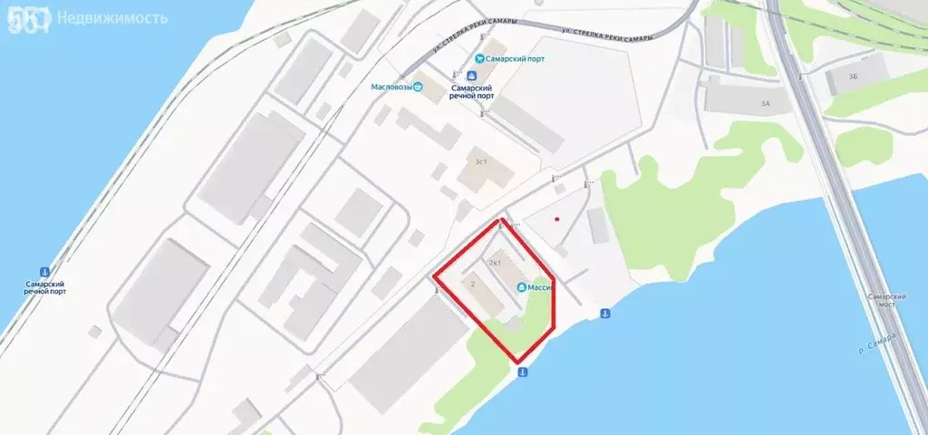 Участок в Самара, улица Стрелка реки Самары, 2 (30 м) - Фото 1
