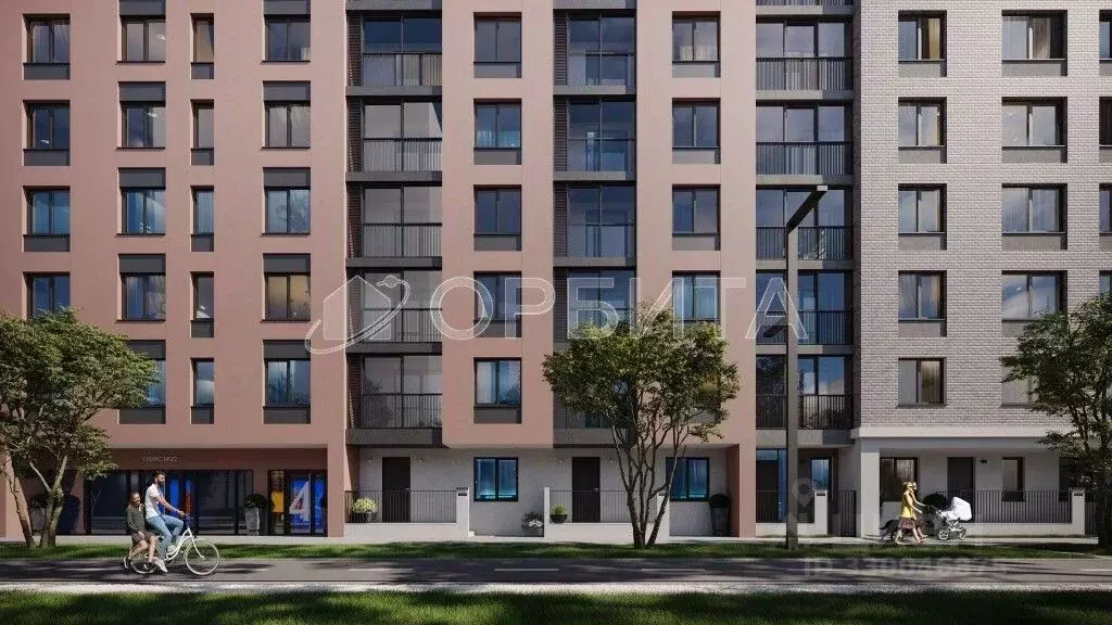 1-к кв. Тюменская область, Тюмень ул. Николая Глебова, 3 (48.4 м) - Фото 2