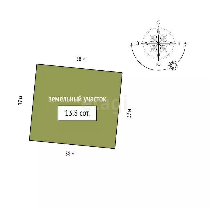 Дом в село Сухобузимское, Радужная улица (122.5 м) - Фото 1