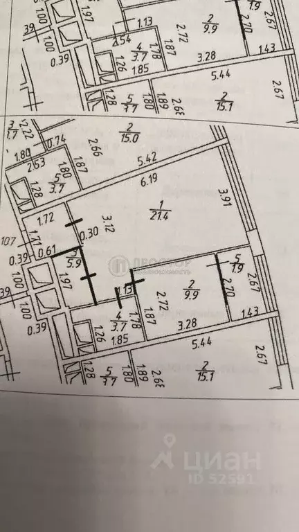 1-к кв. Московская область, Королев ул. Академика Легостаева, 8 (37.0 ... - Фото 2