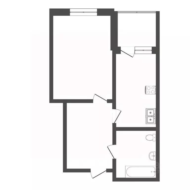 1-к кв. Тюменская область, Тюмень ул. Михаила Сперанского, 35 (35.9 м) - Фото 1