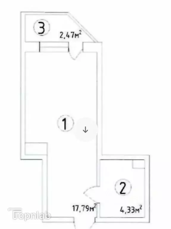 Студия Краснодарский край, Новороссийск Цемдолина тер., ул. Красина, ... - Фото 2