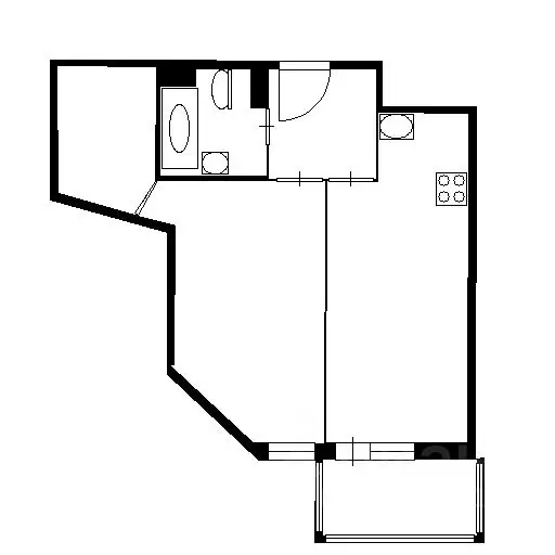 2-к кв. Санкт-Петербург 1-й Предпортовый проезд, 15 (46.0 м) - Фото 2