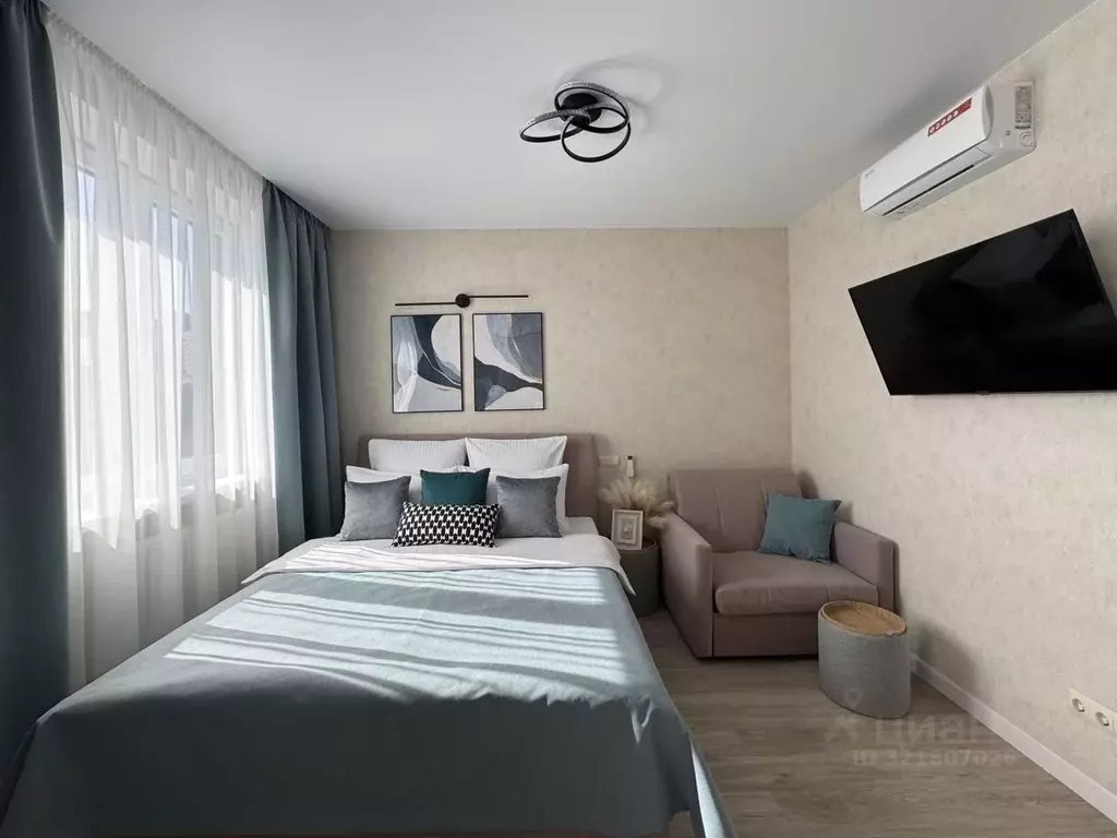 1-к кв. Калининградская область, Пионерский ул. Прибрежная, 21к2 (34.0 ... - Фото 1