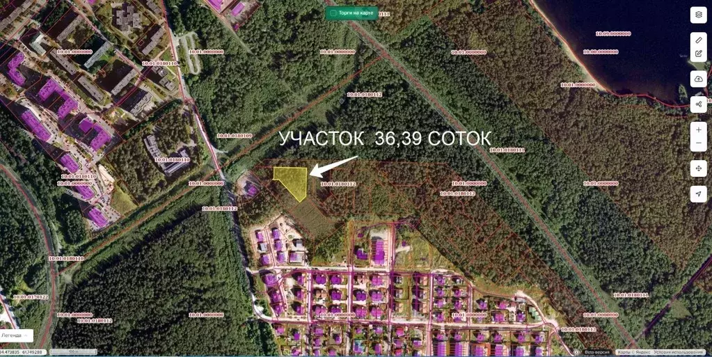 Участок в Карелия, Петрозаводск Счастье жилой комплекс (36.39 сот.) - Фото 2