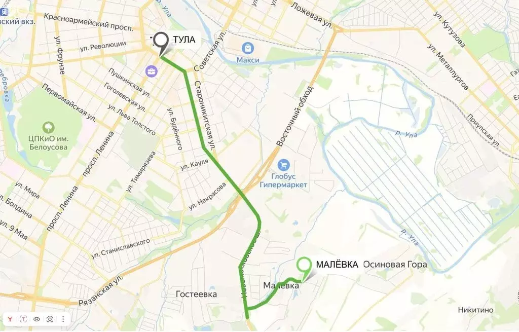 Участок в Тульская область, городской округ Тула, деревня Малёвка, ... - Фото 2