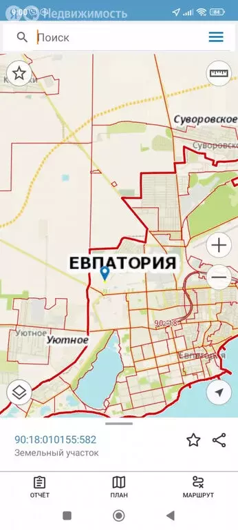 Участок в Евпатория, улица Эдие Топчи, 3 (6 м) - Фото 1