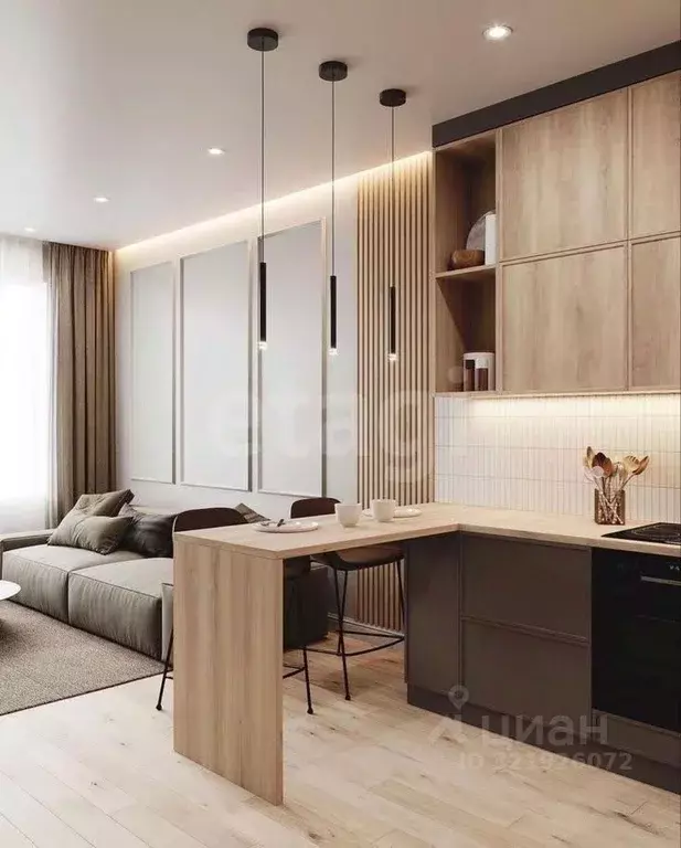 1-к кв. Татарстан тракт Матюшинский, 15 (36.0 м) - Фото 1