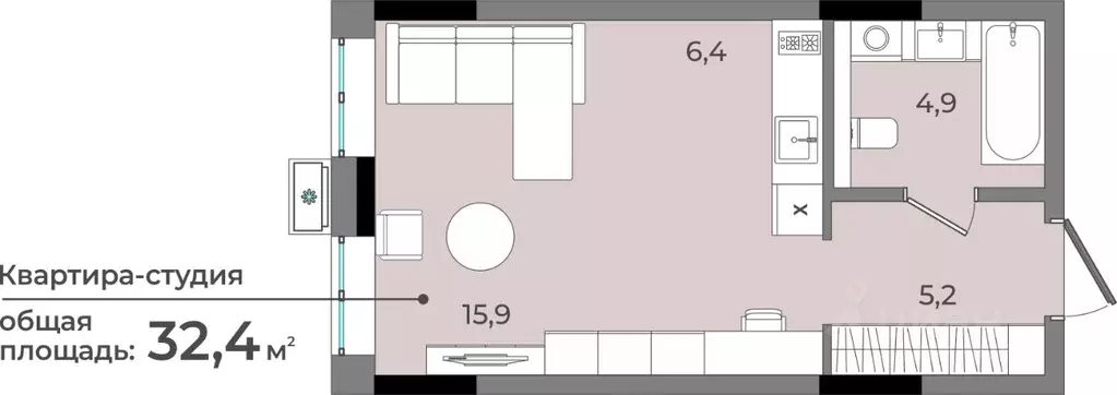 Студия Удмуртия, Ижевск ул. Имени В.С. Тарасова, 6 (32.4 м) - Фото 0