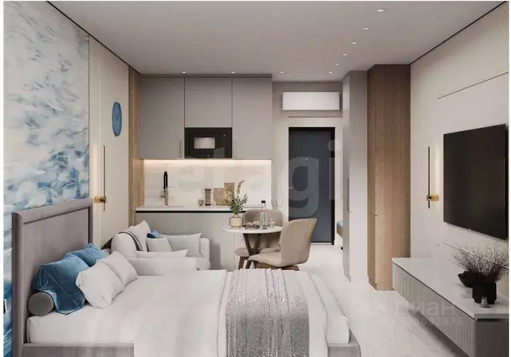 Студия Крым, Алушта муниципальный округ, пос. Семидворье пер. ... - Фото 1