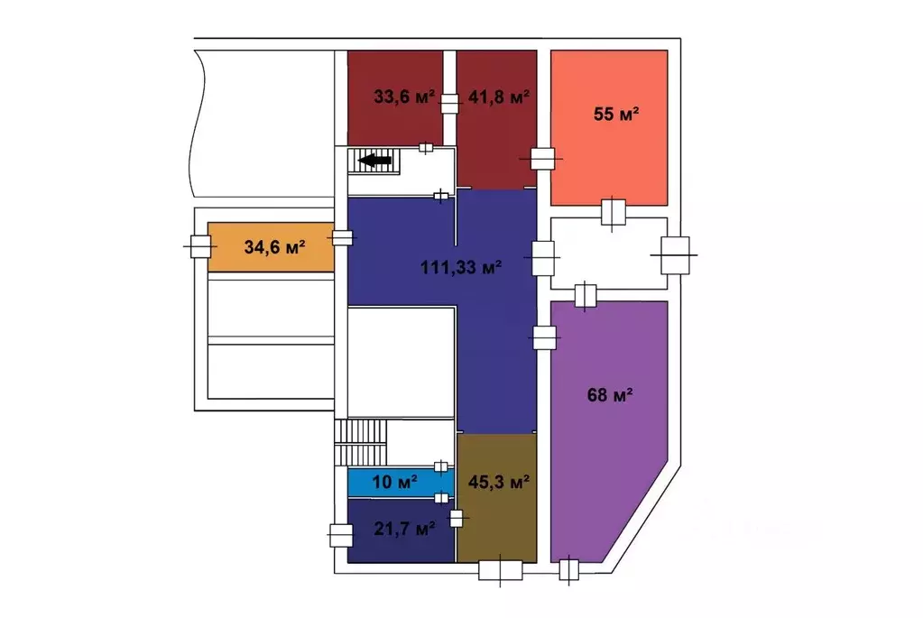 Склад в Алтайский край, Барнаул ул. Ярных, 2 (421 м) - Фото 2