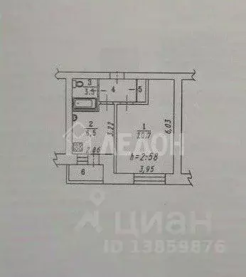 1-к кв. Омская область, Омск Московка мкр, ул. 1-я Станционная, 108А ... - Фото 1