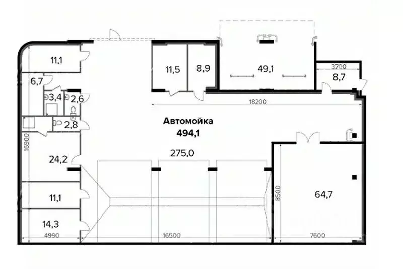 Торговая площадь в Московская область, Люберцы ул. Рождественская, 6 ... - Фото 1