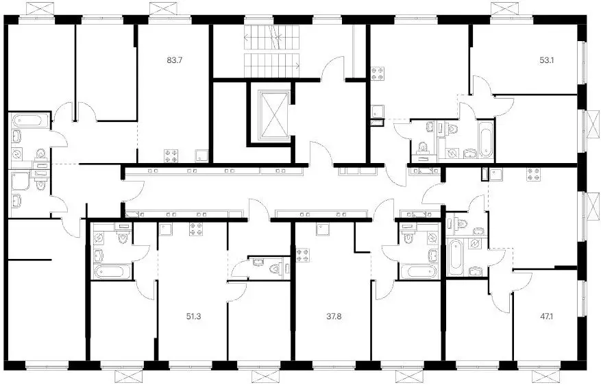 1-к кв. Амурская область, Благовещенск Зея Парк жилой комплекс, 3 ... - Фото 2