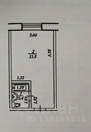 Студия Башкортостан, Уфа Молодежный бул., 3 (17.0 м) - Фото 1