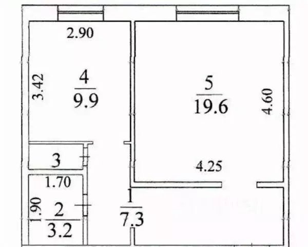1-к кв. Кемеровская область, Осинники ул. Ефимова, 4 (40.2 м) - Фото 2