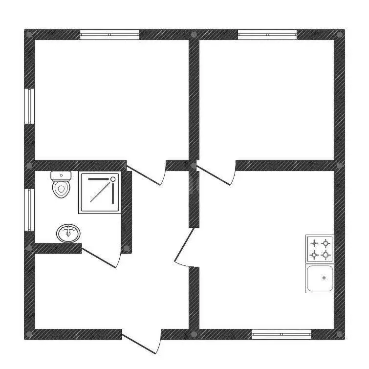 Дом в Кабаковский сельсовет, деревня Старые Киешки, Спортивная улица ... - Фото 1