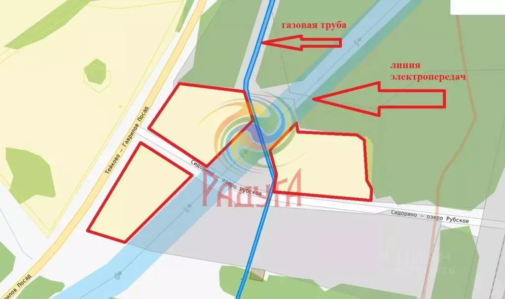 Участок в Ивановская область, Тейковский район, Новолеушинское с/пос, ... - Фото 2