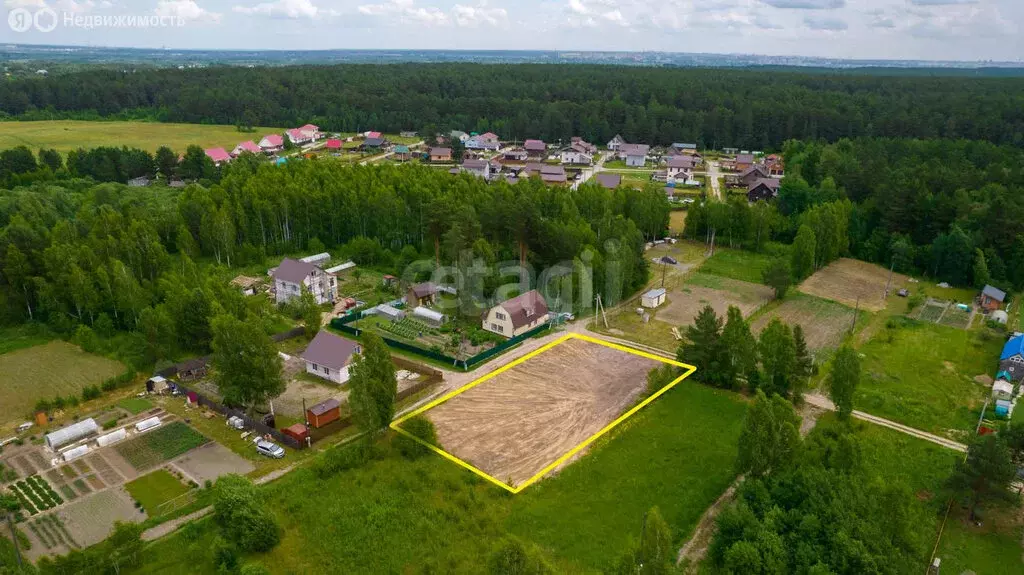 Участок в село Кафтанчиково, Цветочная улица (15 м) - Фото 1