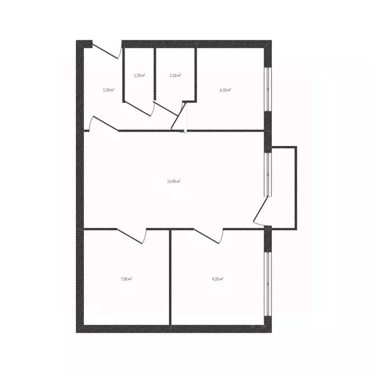 3-к кв. Брянская область, Карачев ул. Тургенева, 7 (48.3 м) - Фото 2