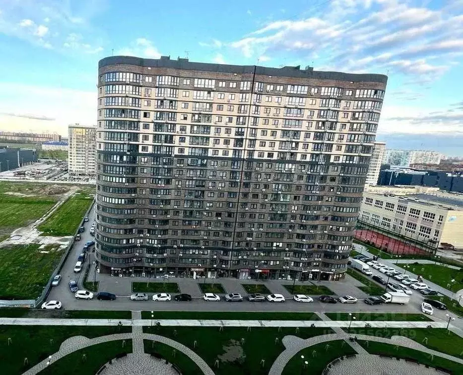 1-к кв. Краснодарский край, Краснодар бул. Адмиралтейский, 3к3 (27.9 ... - Фото 2