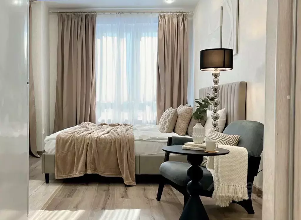 1-к кв. Башкортостан, Уфа ул. Уфимское Шоссе, 24/1 (30.0 м) - Фото 1