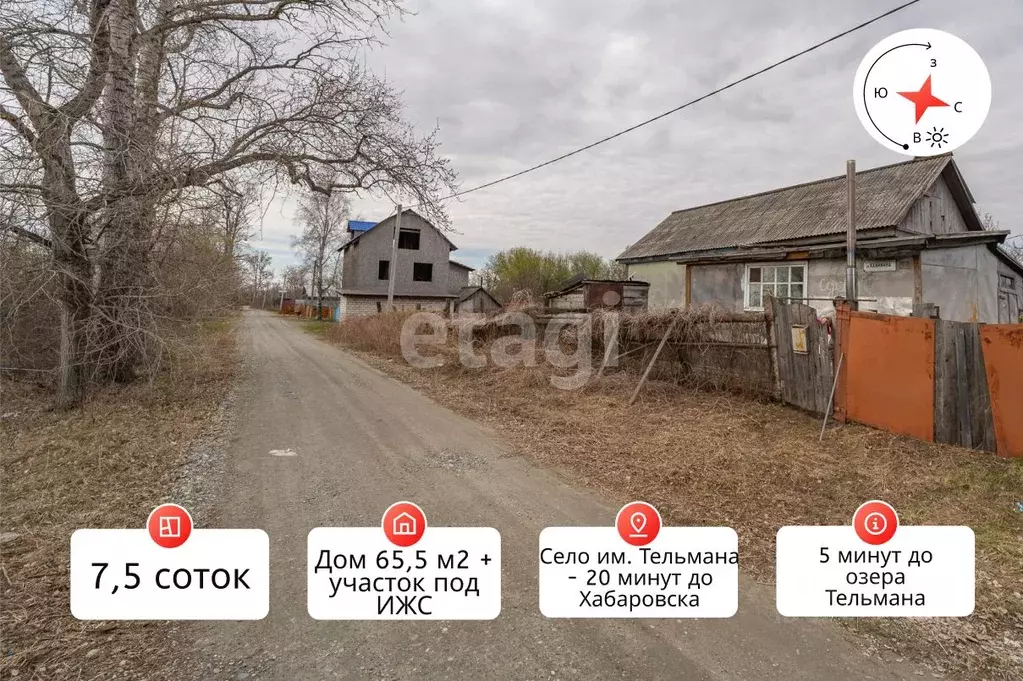 Дом в Еврейская автономная область, Смидовичский муниципальный район, ... - Фото 1