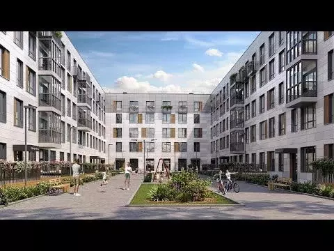 1-к. квартира, 36,6 м, 4/5 эт. - Фото 1