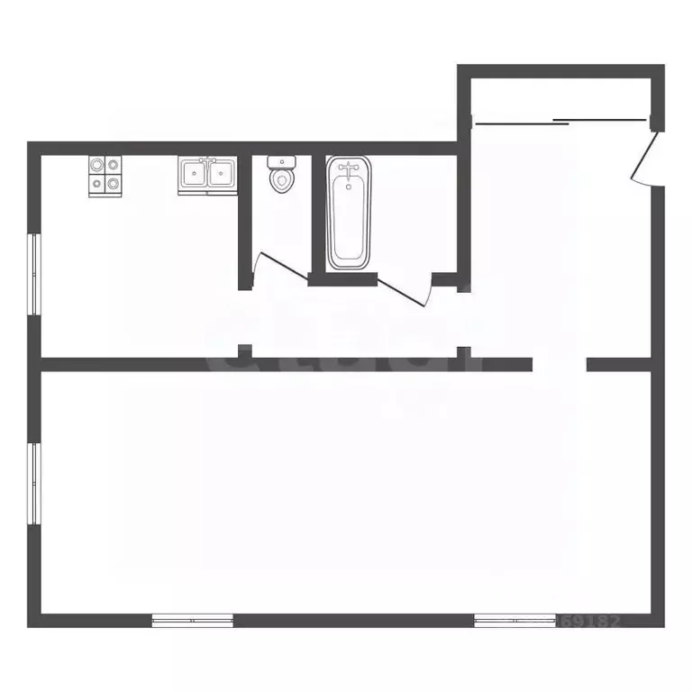 2-к кв. Кемеровская область, Прокопьевск Вокзальная ул., 38 (63.0 м) - Фото 2