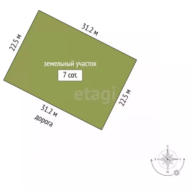 Участок в Ростовская область, Аксайский район, пос. Рассвет Восточная ... - Фото 2