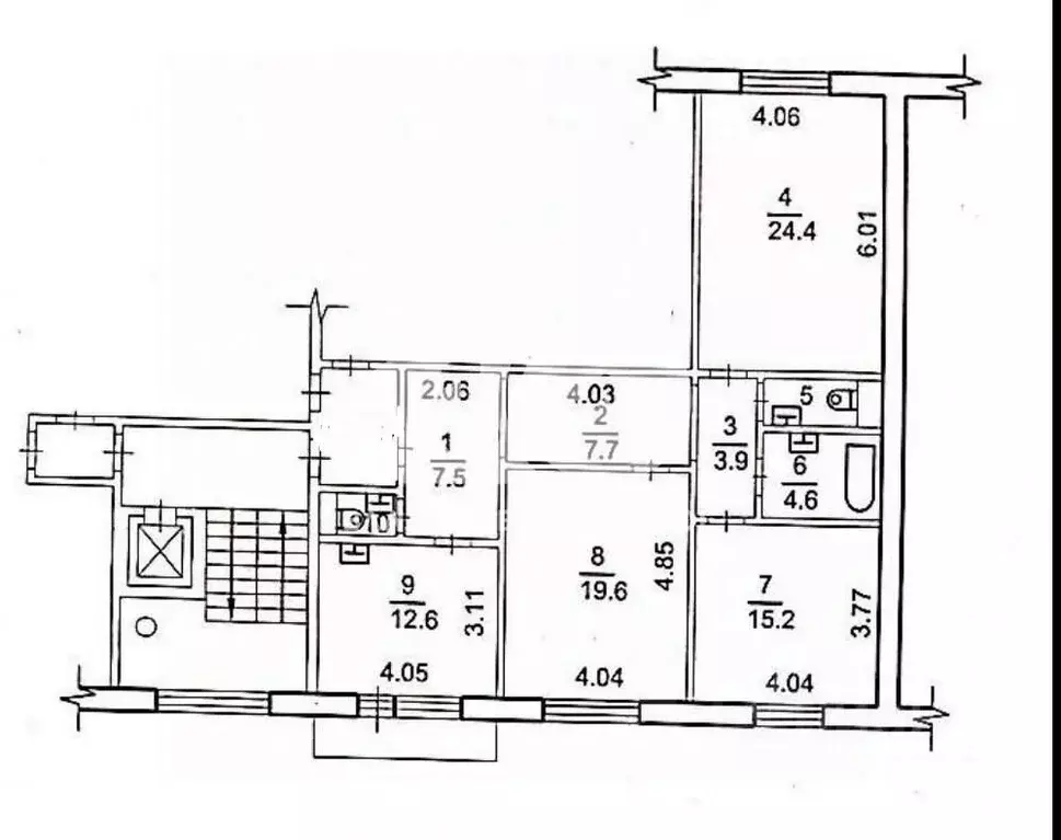 3-к кв. Новосибирская область, Новосибирск Горский мкр, 60 (98.6 м) - Фото 1