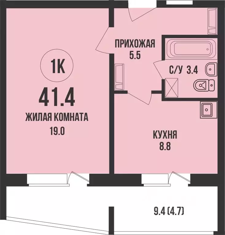 1-к кв. Новосибирская область, Новосибирск Родники мкр, Династия жилой ... - Фото 1