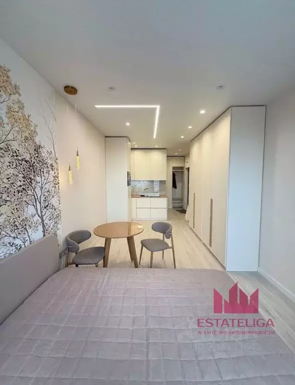 Студия Москва Новоостаповская ул., 20 (27.0 м) - Фото 1