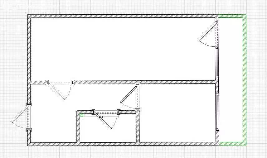 1-комнатная квартира: Буй, улица Островского, 9/3 (32.5 м) - Фото 1