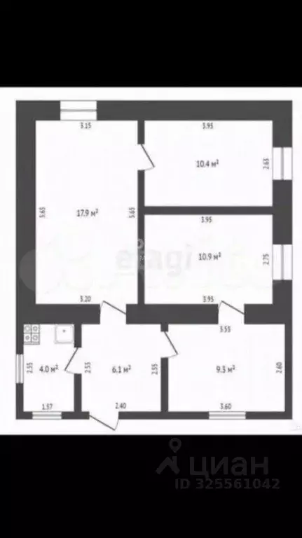 Дом в Крым, Ленинский район, с. Ильичево ул. Шевченко (60 м) - Фото 2