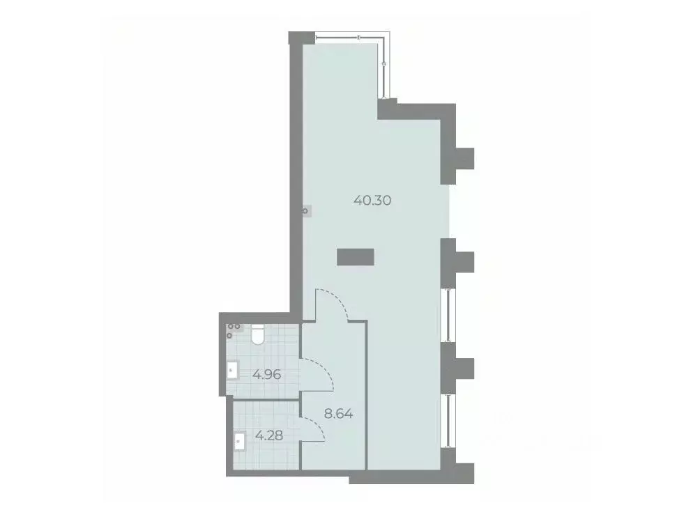 Помещение свободного назначения в Санкт-Петербург наб. Миклухо-Маклая, ... - Фото 1