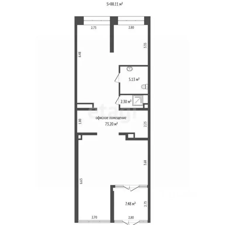 Помещение свободного назначения в Ростовская область, Ростов-на-Дону ... - Фото 2