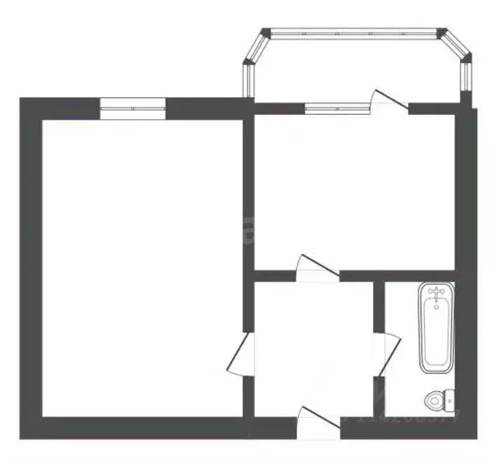 1-к кв. Воронежская область, Борисоглебск Аэродромная ул., 32 (37.5 м) - Фото 2