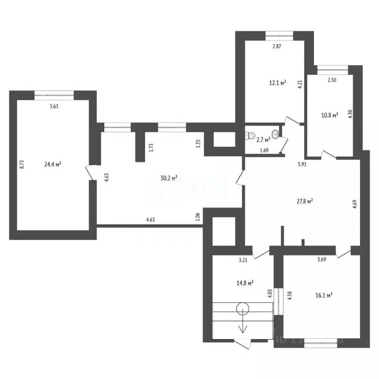 Офис в Тюменская область, Тюмень Харьковская ул., 59к2 (140 м) - Фото 2