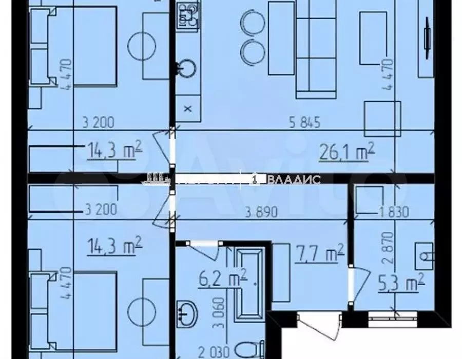 Таунхаус 69 м на участке 2,5 сот. - Фото 0