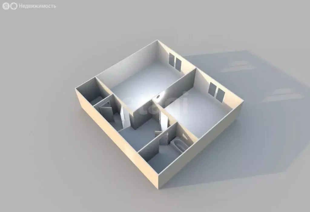 1-комнатная квартира: село Троицкое, Невельская улица, 4 (35 м) - Фото 2