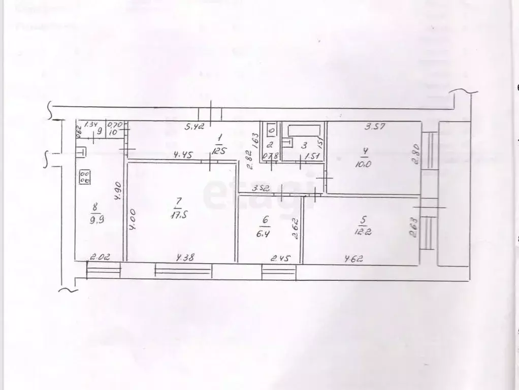 4-к кв. Липецкая область, Липецк ул. Ленина, 9 (73.3 м) - Фото 1