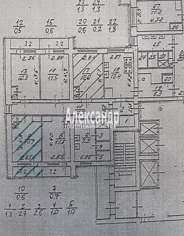 Комната Санкт-Петербург Брестский бул., 17 (11.7 м) - Фото 1