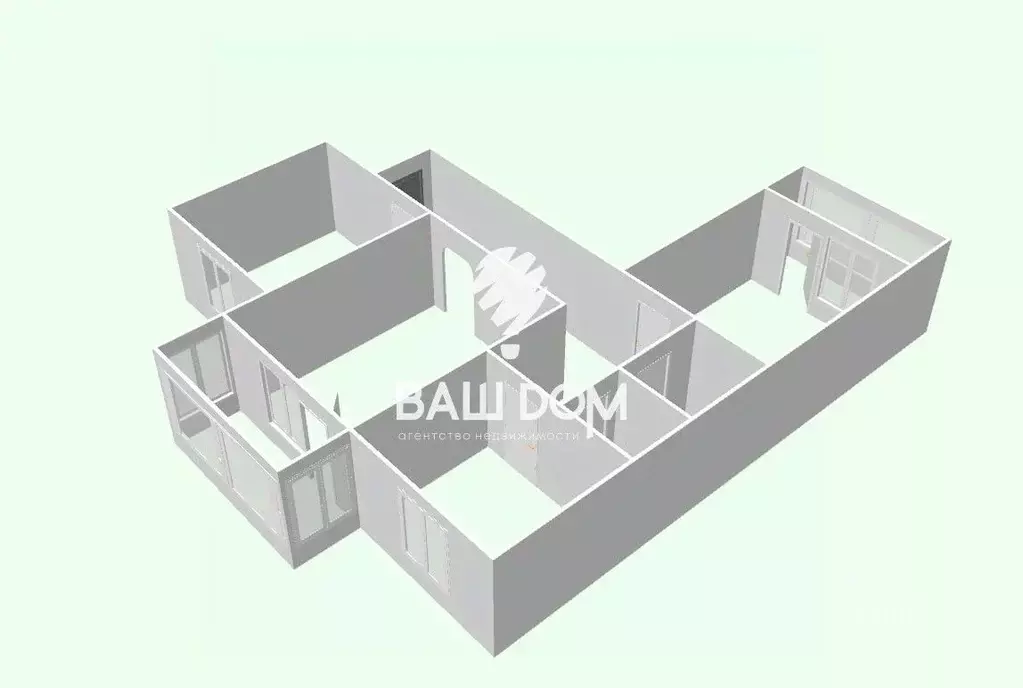 3-к кв. Брянская область, Брянск ул. Камозина, 27 (65.7 м) - Фото 2