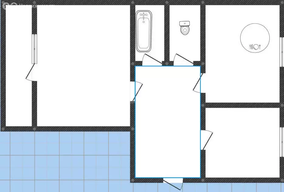 2-комнатная квартира: Ангарск, микрорайон 6А, 21 (52 м) - Фото 1