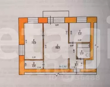 2-к кв. Амурская область, Белогорск ул. Гастелло, 1А (41.5 м) - Фото 2