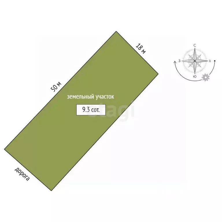 Участок в Крым, Симферопольский район, Мирновское с/пос, с. Белоглинка ... - Фото 2